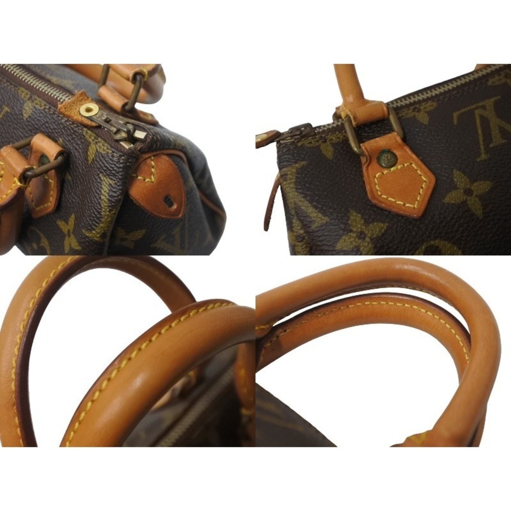 Louis Vuitton Mini Speedy Handbag Monogram Brown - Picture 7 of 9